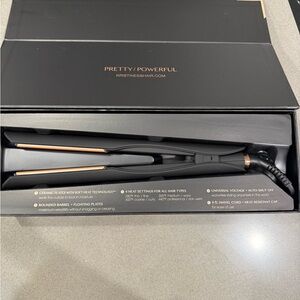 Kristin Ess Black and Gold Hair Straightener